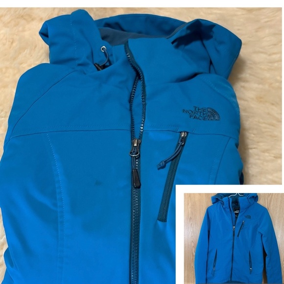 The North Face Blue APEX Elevation Insulated Waterproof Hooded Coat - Picture 1 of 8
